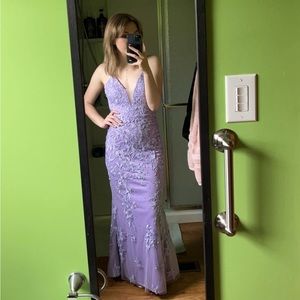 Lavender Prom Dress Size 2